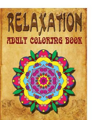 Book cover for Relaxation Adult Coloring Book - Vol.8