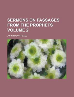 Book cover for Sermons on Passages from the Prophets (Volume 2)