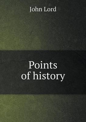 Book cover for Points of history