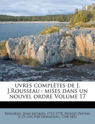 Book cover for Uvres Completes de J. J.Rousseau