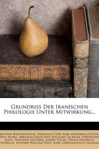 Cover of Grundriss Der Iranischen Philologie.