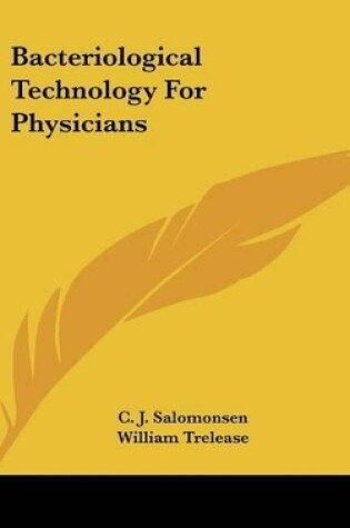 Cover of Bacteriological Technology For Physicians