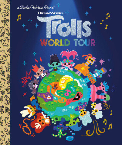 Cover of Trolls World Tour Little Golden Book (DreamWorks Trolls World Tour)