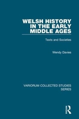 Cover of Welsh History in the Early Middle Ages