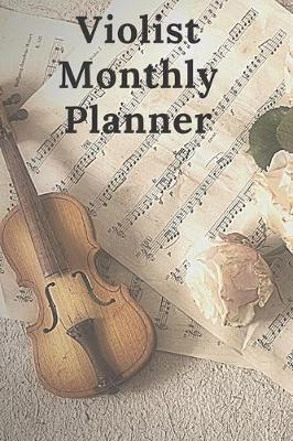 Book cover for Violist Monthly Planner