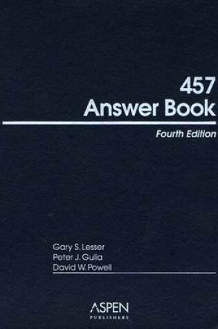 Cover of 457 Answer Book