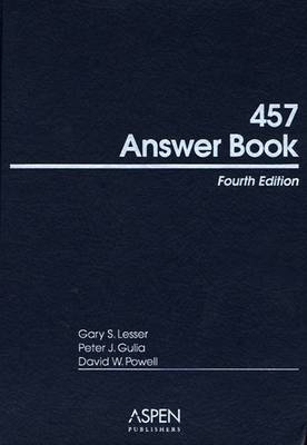 Book cover for 457 Answer Book