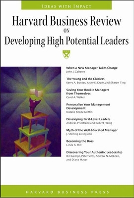 Book cover for "Harvard Business Review"  on Developing High Potential Leaders