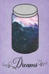 Book cover for Dream Journal - Blue Watercolour Dream Jar (Purple)