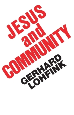 Book cover for Jesus and Community