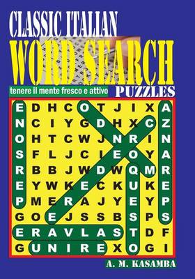 Book cover for Classic Italian Word Search Puzzles