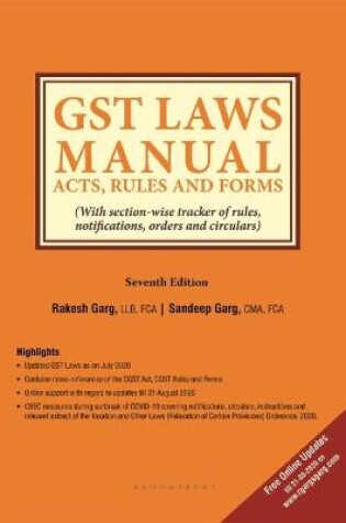 Cover of GST Laws Manual