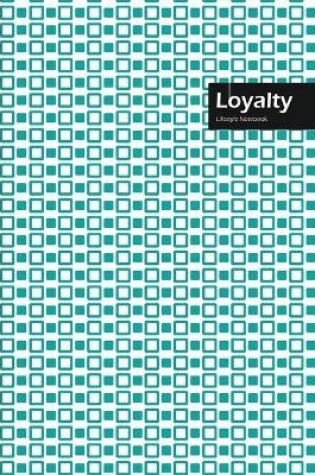 Cover of Loyalty Lifestyle, Creative, Write-in Notebook, Dotted Lines, Wide Ruled, Medium Size 6 x 9", 288 Pages (Royal Blue)