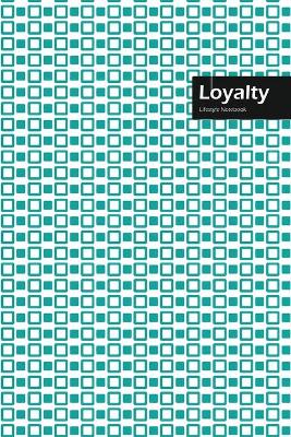 Book cover for Loyalty Lifestyle, Creative, Write-in Notebook, Dotted Lines, Wide Ruled, Medium Size 6 x 9", 288 Pages (Royal Blue)