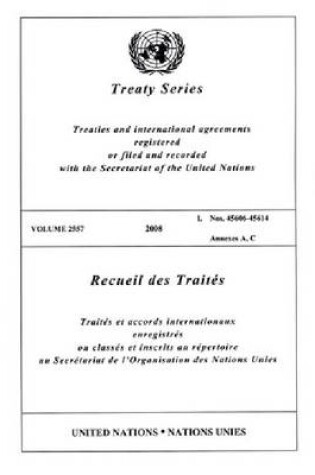 Cover of Treaty Series 2557