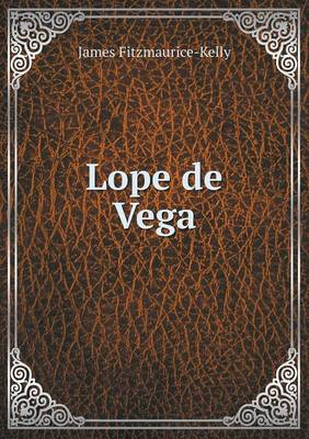 Book cover for Lope de Vega