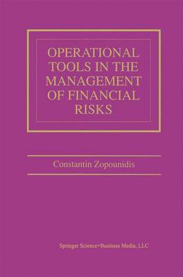 Book cover for Operational Tools in the Management of Financial Risks