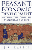 Book cover for Peasant Economic Development within the English Manorial System