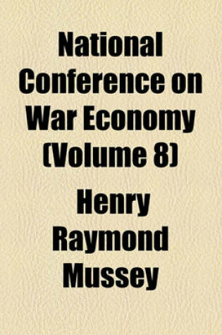 Cover of National Conference on War Economy Volume 8