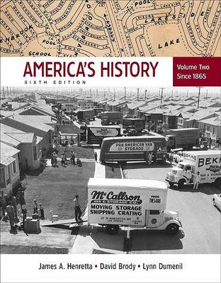 Book cover for America's History, Volume 2