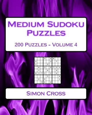 Book cover for Medium Sudoku Puzzles Volume 4