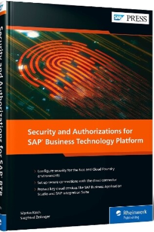 Cover of Security and Authorizations for SAP Business Technology Platform