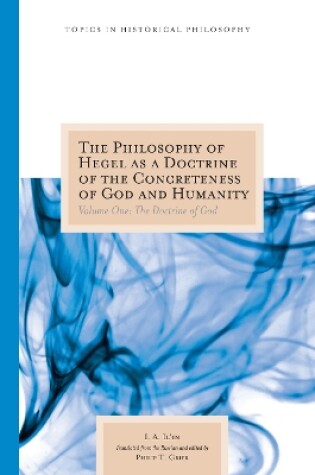 Cover of The Philosophy of Hegel as a Doctrine of the Concreteness of God and Humanity