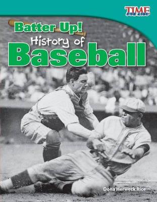Book cover for Batter Up! History of Baseball