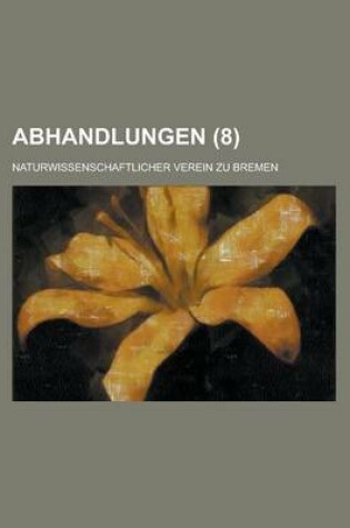 Cover of Abhandlungen (8)