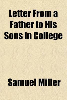 Book cover for Letter from a Father to His Sons in College