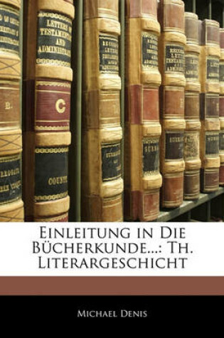 Cover of Einleitung in Die Bucherkunde...