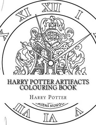 Book cover for Harry Potter Artifacts Colouring Book