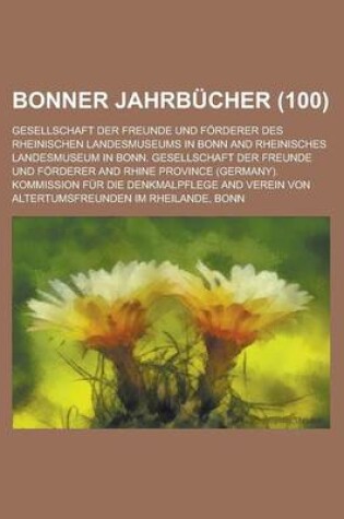 Cover of Bonner Jahrbucher (100 )