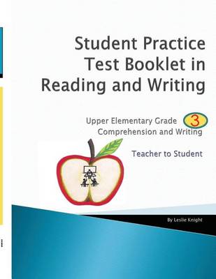 Book cover for Student Practice Test Booklet in Reading and Writing - Grade 3 - Teacher to Student