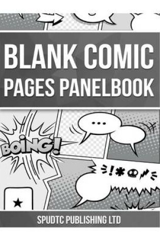 Cover of Blank Comic Pages Panelbook