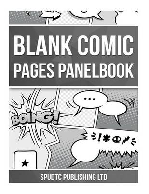 Book cover for Blank Comic Pages Panelbook