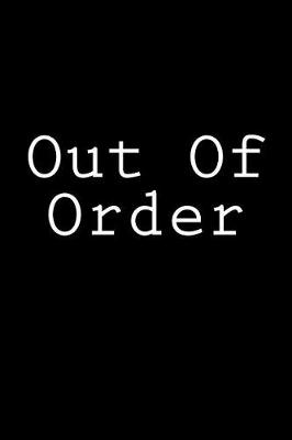 Book cover for Out Of Order