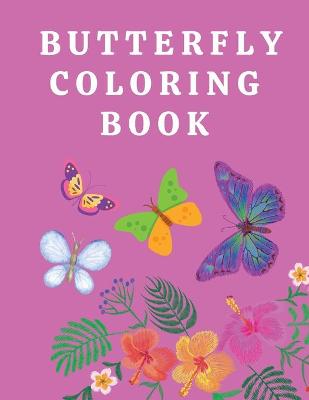 Book cover for Butterfly Coloring Book