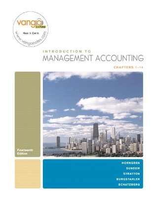 Book cover for Introduction to Management Accounting, Chapters 1-14