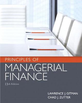 Book cover for Principles of Managerial Finance (Subscription)