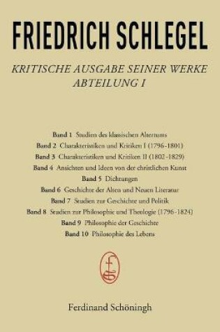 Cover of Kritische Ausgabe Seiner Werke