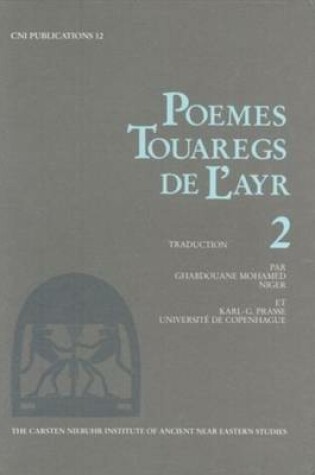 Cover of Poèmes Touaregs de l'Ayr, 2