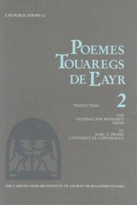 Book cover for Poèmes Touaregs de l'Ayr, 2