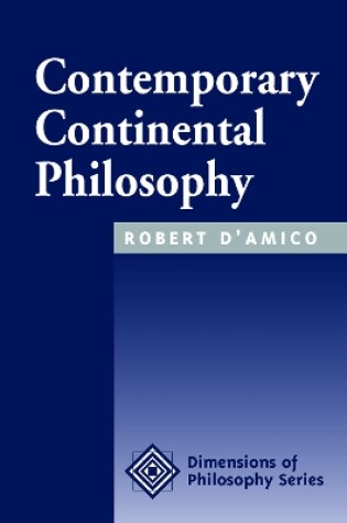Cover of Contemporary Continental Philosophy
