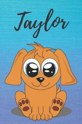 Cover of Taylor dog coloring book / notebook / journal / diary