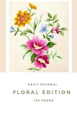 Book cover for Daily journal Floral edition