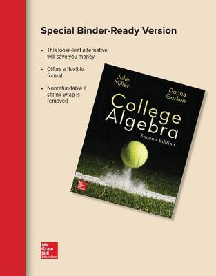 Book cover for Loose Leaf Version for College Algebra