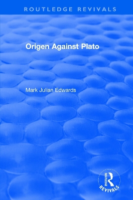 Cover of Origen Against Plato