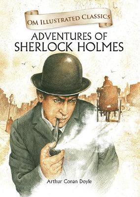 Book cover for Adventures of Sherlock Homes- Om Illustrated Classics