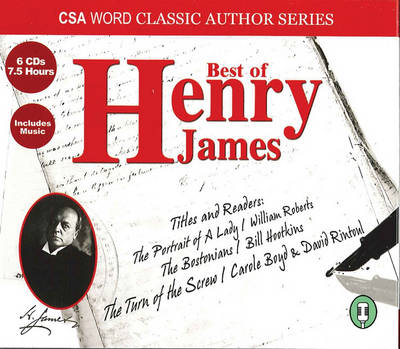 Book cover for Best of Henry James